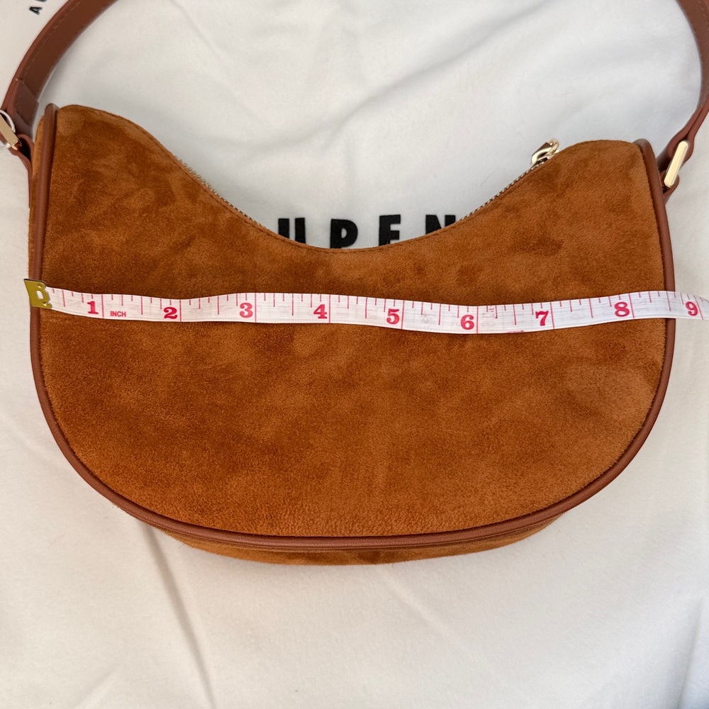 NEW Aupen Joy Surprise Bag in Mocha Suede - Picture 4 of 9